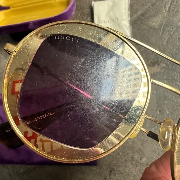 Gucci Alessandro Michele Era Sunglasses w/ Accesories Sunglasses display picture 2